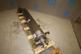 2009 WCB S/S Scrape Surface Heat Exchanger, SN A7699, Sell MAWP 600 psi @400 degrees F, MDMP -20