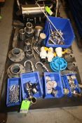 Pallet of Assorted S/S Fittings, Gauges, Sensors, Tank Part, Filler Heads, Pressure Relieving