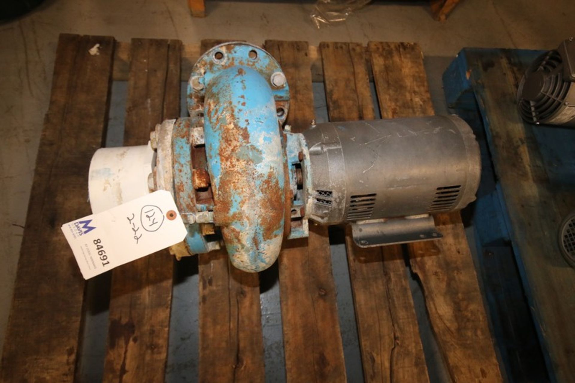 5hp Centrifugal Pump with Baldor 1740 rpm Motor,208 230/460V (INV#84691)(Located @ the MDG Auction