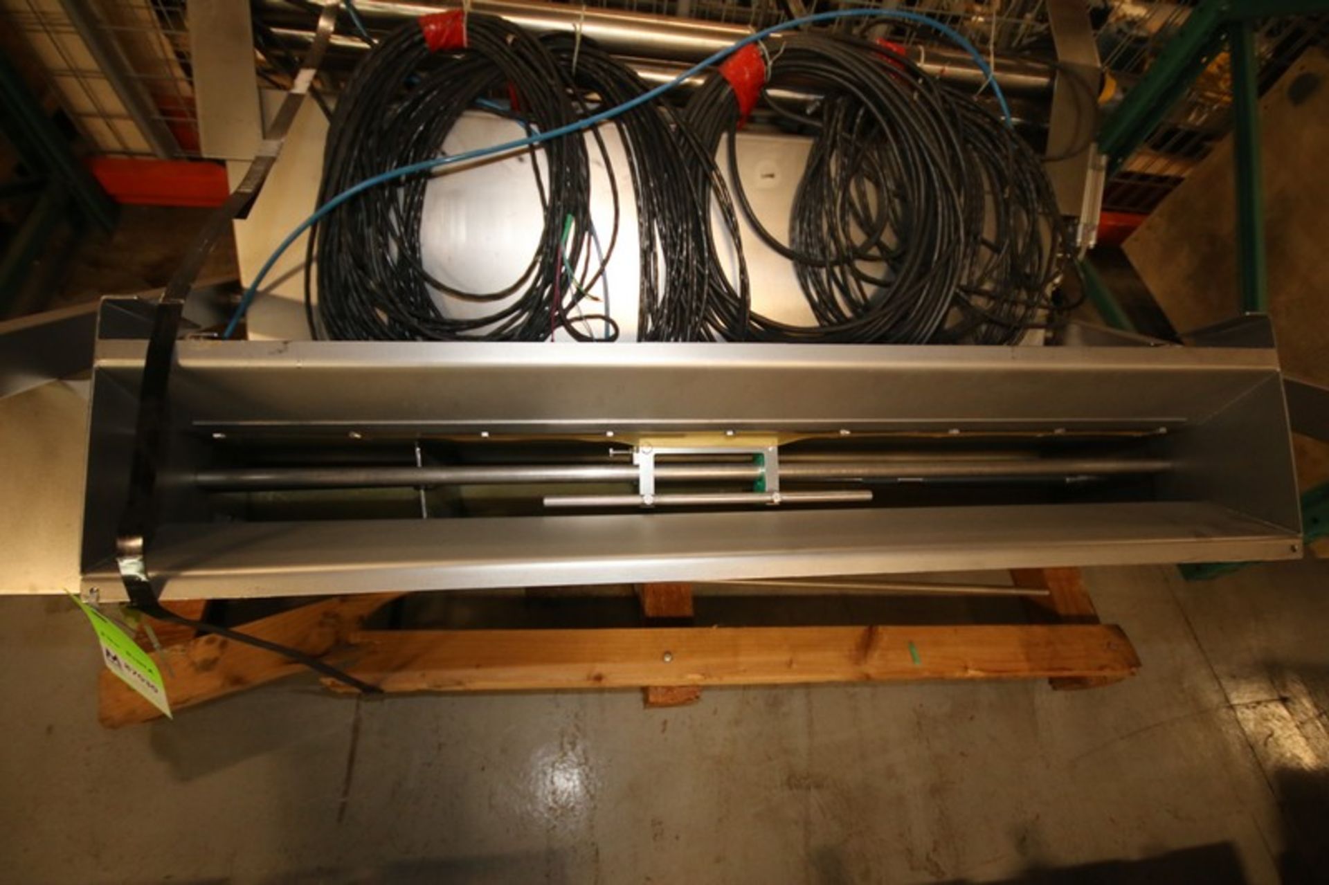 42" L x 8" W S/S Flour Duster, Mounted on a Aprox. 50" W Conveyor Frame (INV#87030)(Located @ the - Image 3 of 5