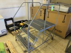 Cotterman 800 lb. Capacity Portable Stairs, Overall Dims.: Aprox. 52" L x 38" W x 61" H, Mounted