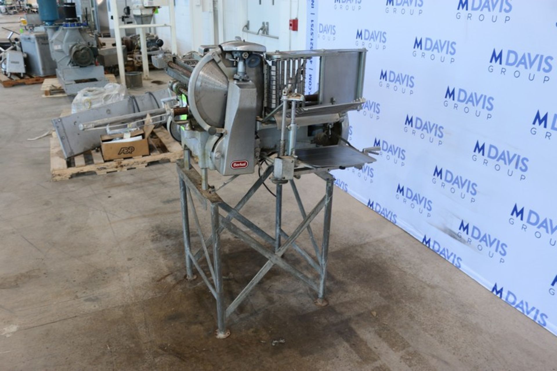 Berkel Slicer, M/N 180DA, S/N 9183 0411 00182, 115 Volts, 1 Phase, Mounted on Frame (INV#69355)( - Image 8 of 13