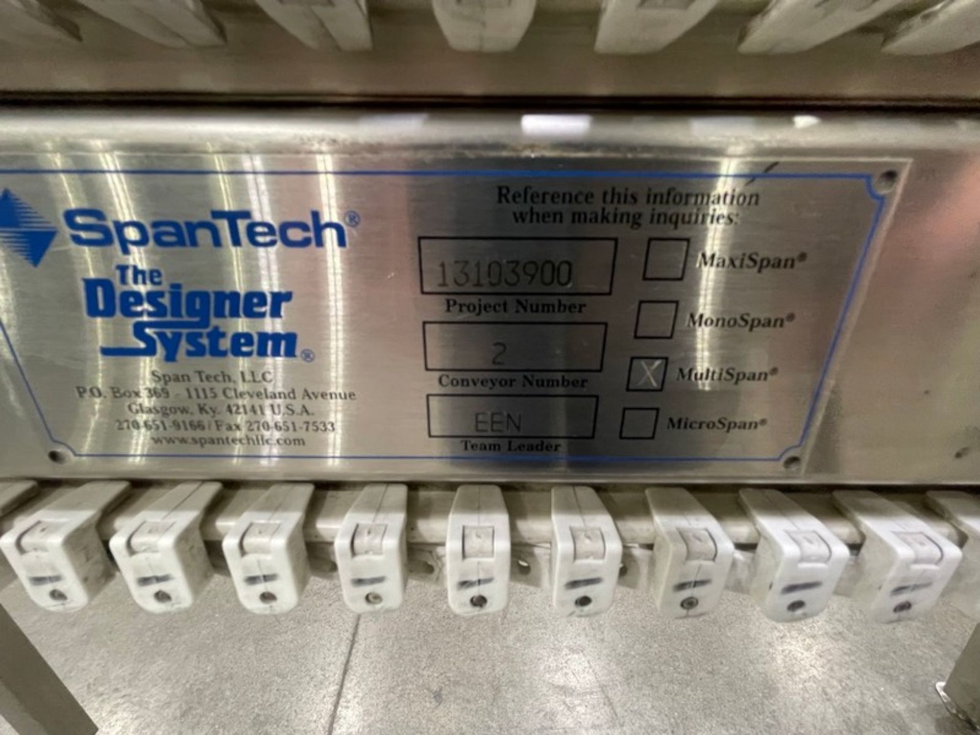 SPANTECH 15'' L X 12" W CASE CONVEYOR,(YOG47)(INV#84331)(Located @ the MDG Auction Showroom 2.0 in - Image 4 of 7