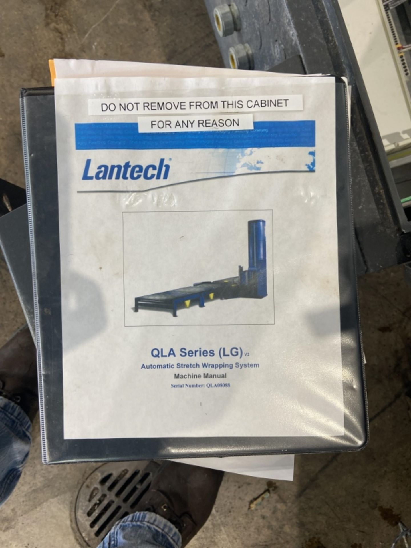 2020 Lantech Stretch Wrapper,M/N QLA, S/N QLA08088, 480 Volts, 3 Phase, with Turn Table & 2-Door - Image 15 of 15