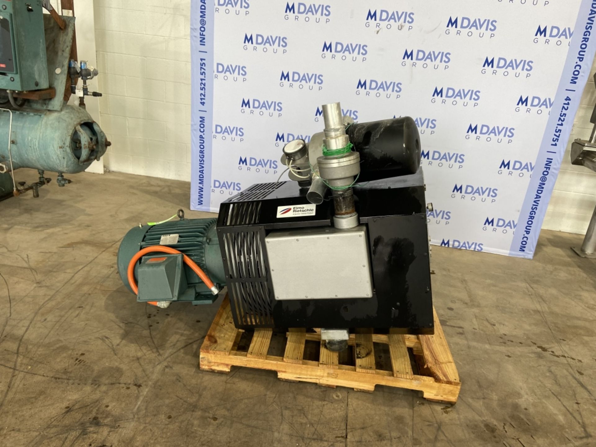 Elmo Rietschle 25 hp Vacuum Pump,Type VC 700, S/N 1025701200, with Reliance 1180 RPM Motor (INV# - Image 2 of 10