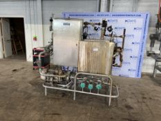 ECOLAB SINGLE TANK CIP,WITH (1) APROX. 80 GAL. S/S SINGLE WALL TANK, WITH CENTRIFUGAL PUMP, SHELL