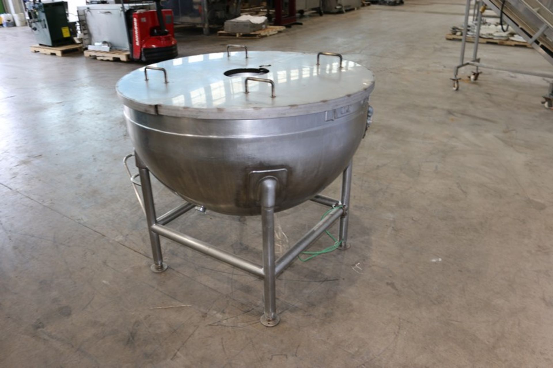 Legion 100 Gal. S/S Kettle,M/N LS-100, S/N 920264, MDMT 32 F @ 25 PSI, MAWP 25 PSI @ 267 F, with 1- - Image 4 of 10