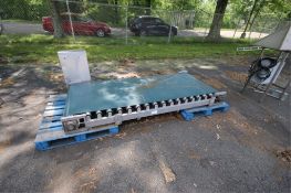 S/S Roller Conveyor, Overall Dims.: 8 ft. 5” L x 3 ft. 4” W, with S/S Frame & Rollers (INV#84248) (