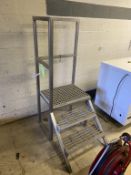 S/S Platform with Grating, Overall Dims.: Aprox. 36" L x 27" W x 64" H(INV#84892)(Located @ the