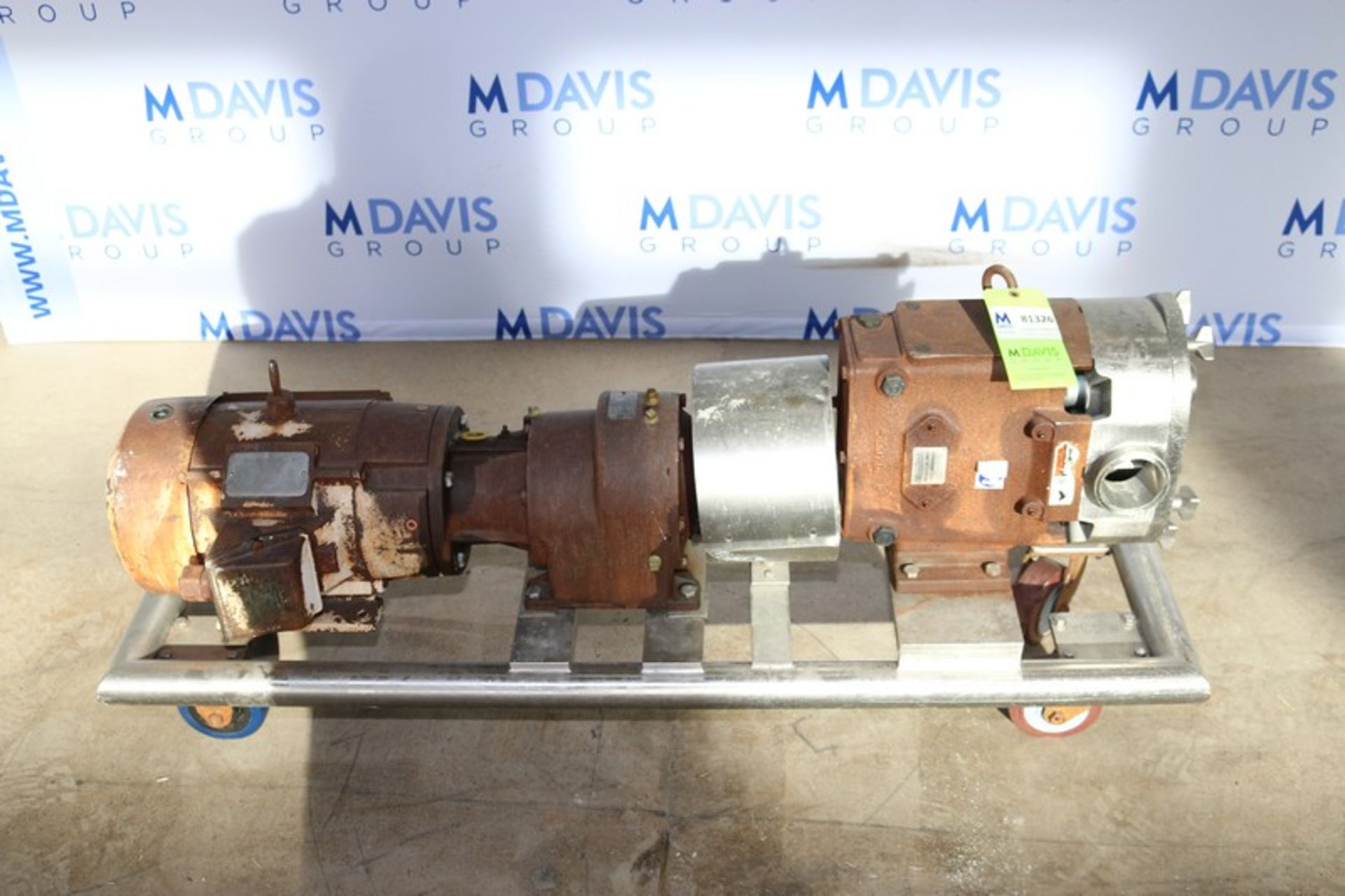 WCB 10 hp Positive Displacement Pump,M/N 130, S/N 425850 06, with Aprox. 2-3/4" Clamp Type Inlet/ - Bild 8 aus 8