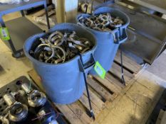 (2) Buckets of S/S Clamps,Sizes Ranging from 1-1/2"-4" (INV#84912)(Located @ the MDG Showroom 2.0 in