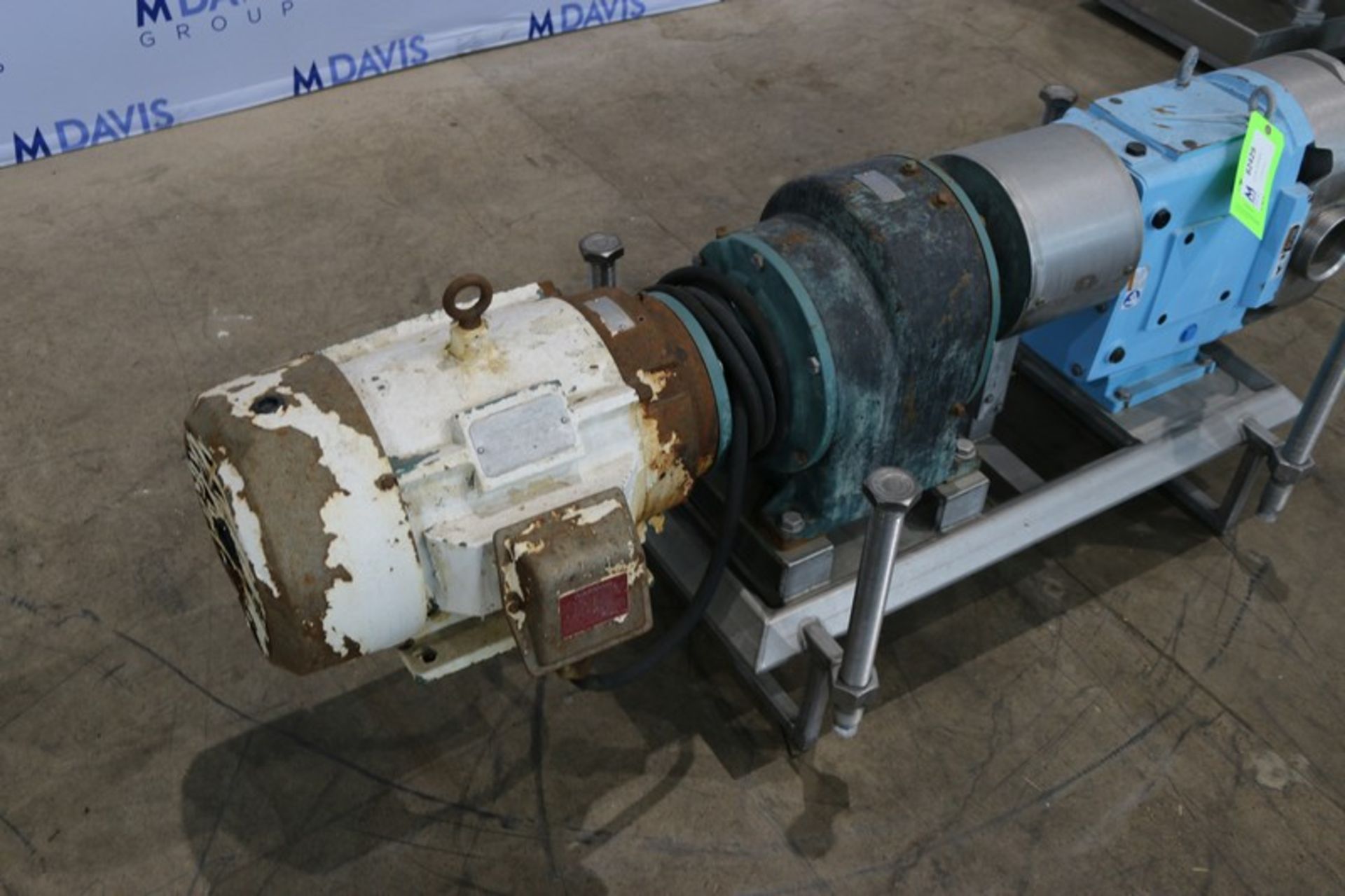 2015 SPX 20 hp Positive Displacement Pump,M/N 220 UL, S/N 1000003028298, with 1760 RPM Motor, 208- - Image 8 of 9