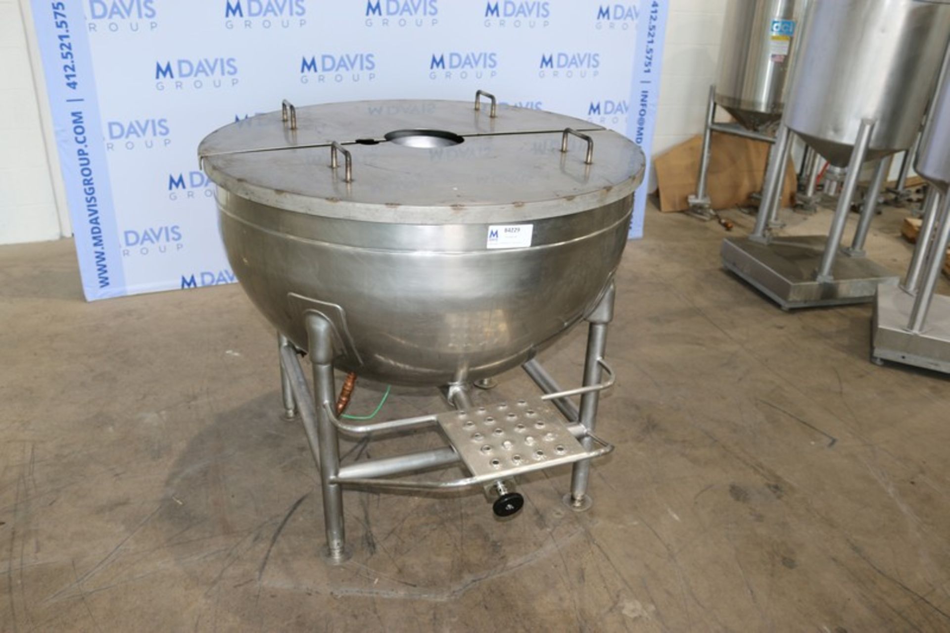 Legion 100 Gal. S/S Kettle,M/N LS-100, S/N 920264, MDMT 32 F @ 25 PSI, MAWP 25 PSI @ 267 F, with 1- - Image 2 of 10