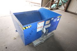 Vestil Portable Dump Hopper, 4' W x 47" L x 23"H (INV#70524)(Located at the MDG Showroom –