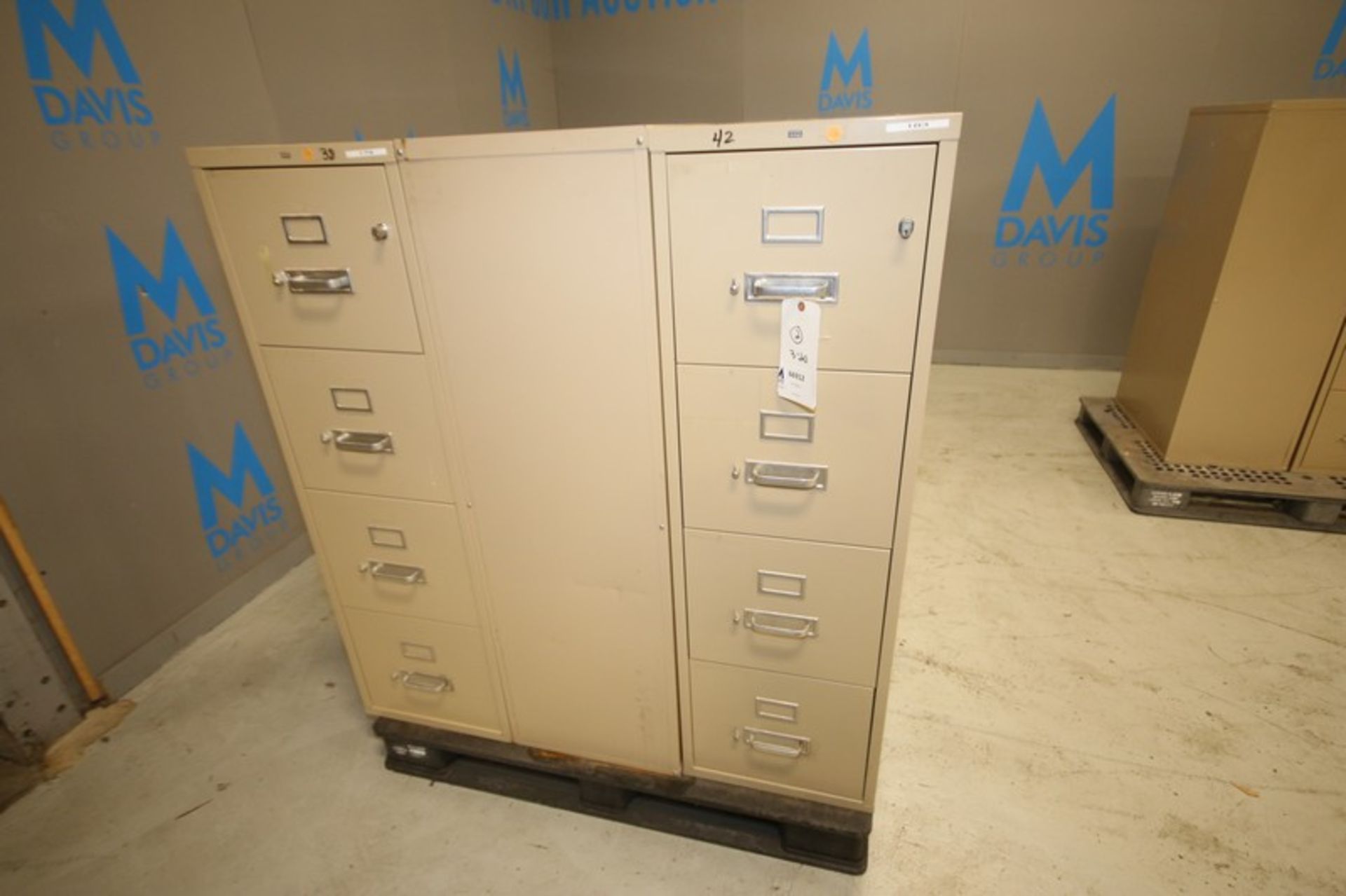 Lot of (2) Hon 4-Drawer Fire Proof File Cabinets(INV#66912)(Located at the MDG Auction Showroom--