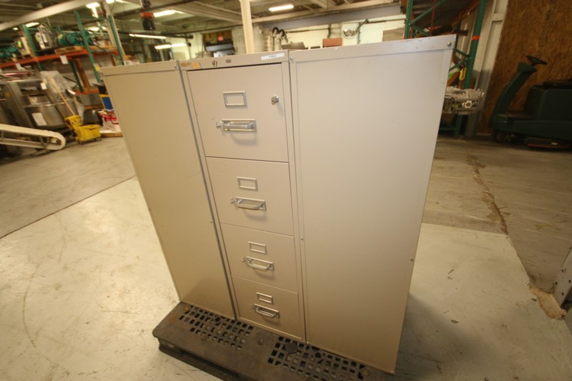 Lot of (2) Hon 4-Drawer Fire Proof File Cabinets(INV#66912)(Located at the MDG Auction Showroom-- - Image 2 of 3