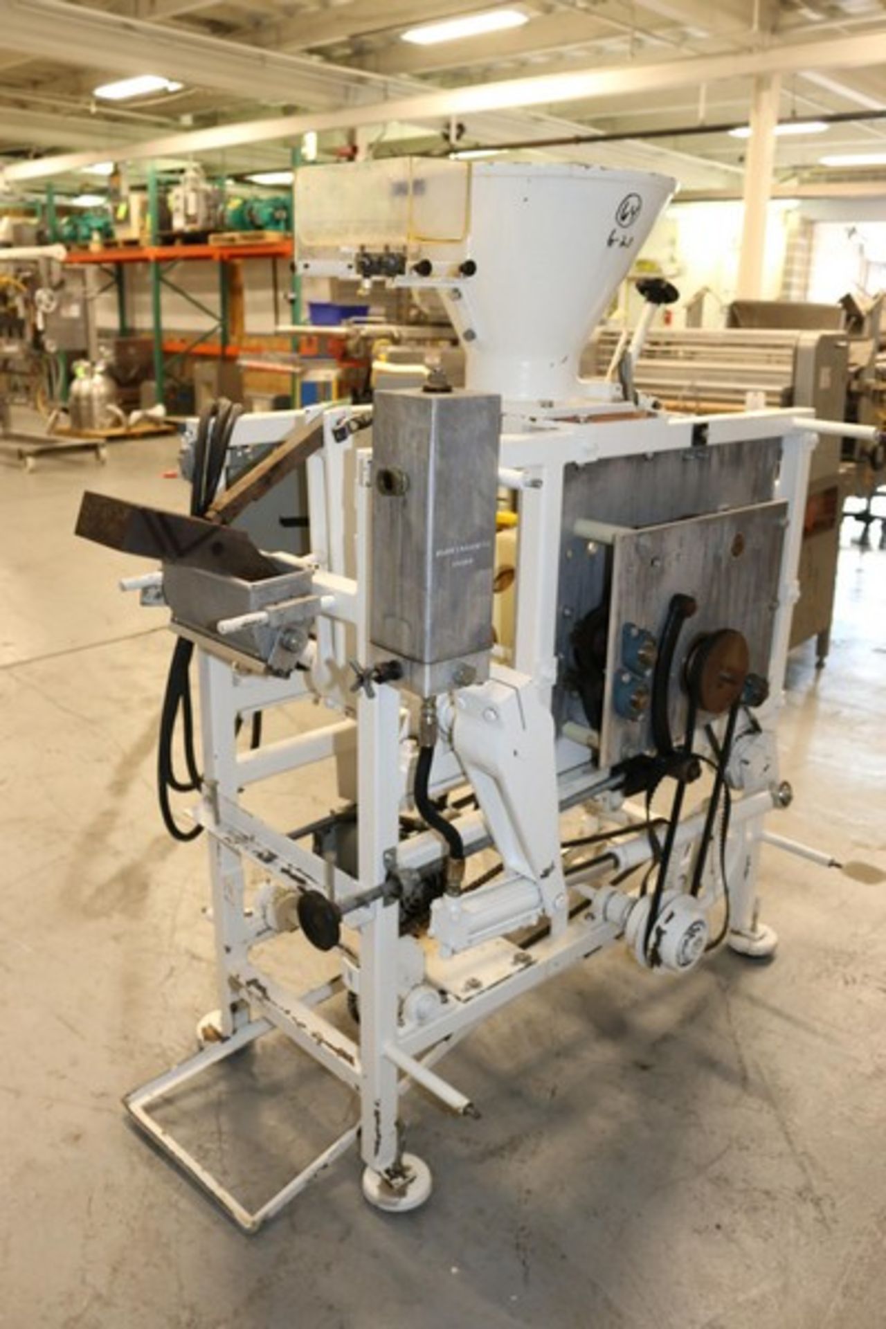 Adam Equipment 16-Die Roller, with Aprox. 2-1/2" Dia. Die, with Infeed Chute, with Cuttler Hammer - Image 6 of 9