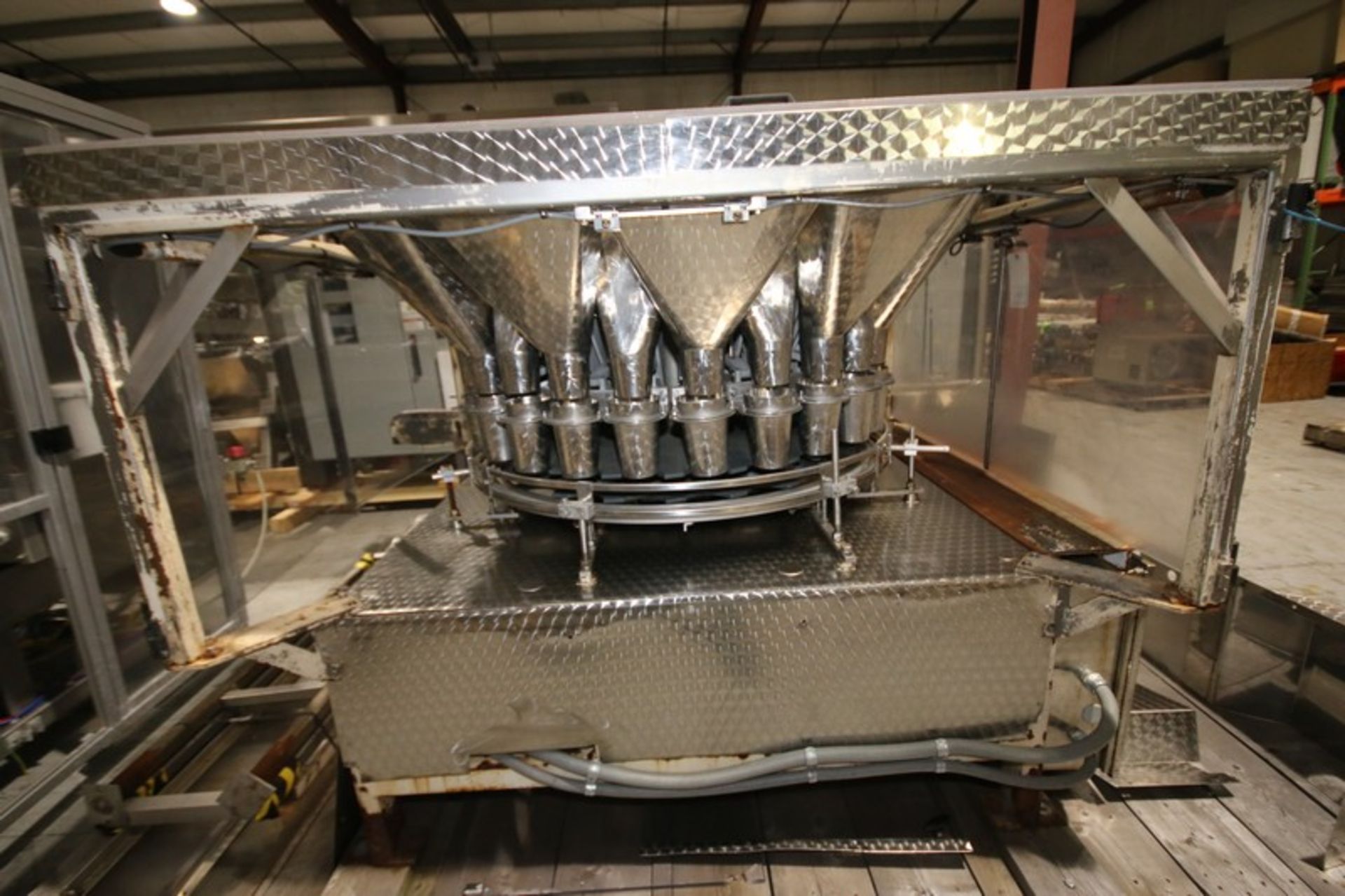 Eagle Rotary Gravity Filler, Model RF-24, SN 0136,Set -up with 404 Can Change Parts, Includes 10' - Image 5 of 12