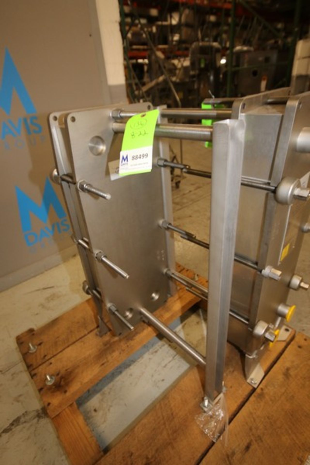 2012 Alfa Laval 36" H S/S Plate Press, Model MG-BASE, SN 30113-94684, with 2" Clamp Type - Image 3 of 4