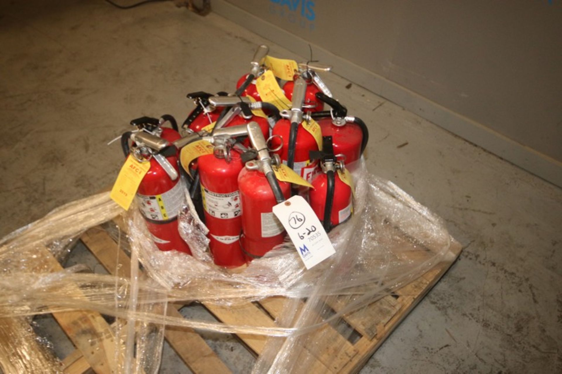 (10) Fire Extinguisher,Assorted Sizes, with Nozzles & Hoses (INV#70535)(LOCATED AT MDG AUCTION - Image 2 of 3