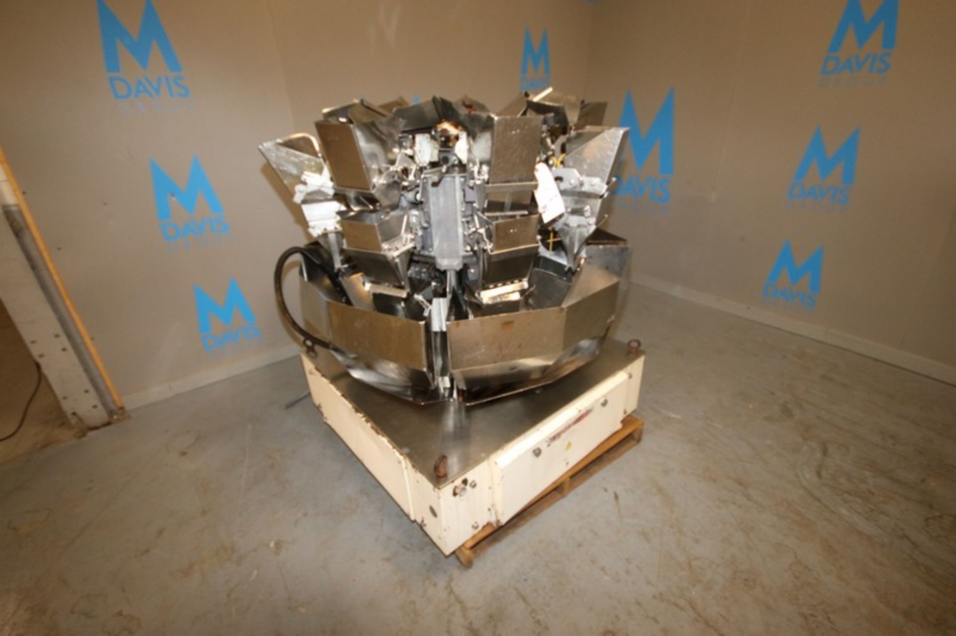 Ishida 8-Head Rotary Filler Scale,M/N CCW-Z, S/N 17018, 208 Volts, 3 Phase (NOTE: Does Not Include