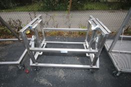 54" L x 32" W x 40" H, S/S Portable Rack (INV#88521)(Located @ the MDG Auction Showroom in Pgh.,