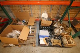 Lot of (2) Pallets of Assorted Tablet Press Parts Including Hoppers, Drives, Dies, Etc. (INV#