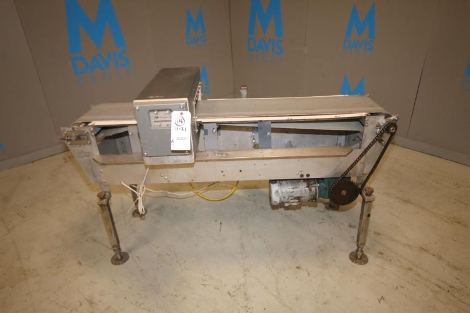 Lock / Metalchek 9 S/S Metal Detector System,with 14" W x 3.25" H Opening, Mounted on 65" L x 34" - Image 2 of 2