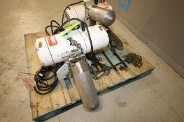 CM Loadstar 1/2 Ton Electric Hoist, with Series 635-1 Ton Trolley (INV#88553)(Located @ the MDG