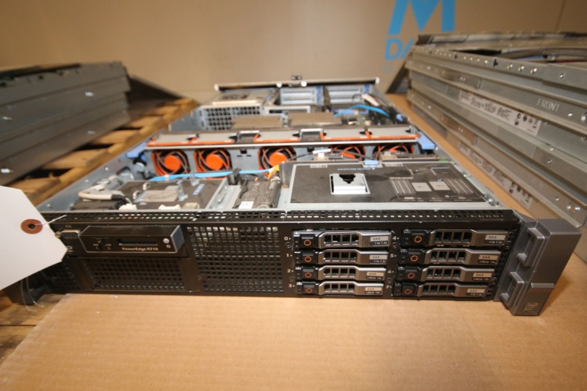 Dell Power Edge R710 Server Rack Unit,with Xeon Processors & DVD Drive, (INV#81577)(Located @ the