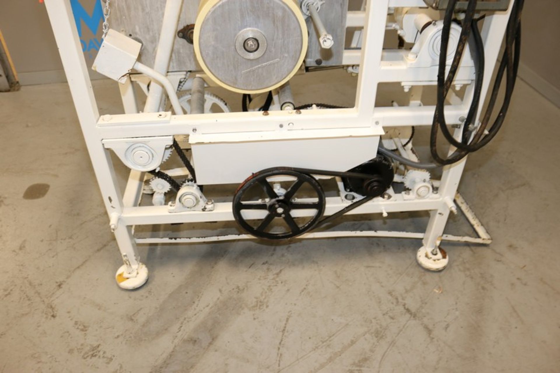 Adam Equipment 16-Die Roller, with Aprox. 2-1/2" Dia. Die, with Infeed Chute, with Cuttler Hammer - Image 9 of 9