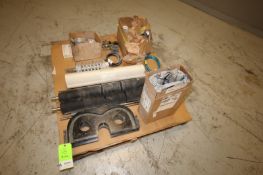 Pallet of Assorted Bakery Machine Parts, Including Conveyor Parts with (2) 32" L Rollers, 27" W