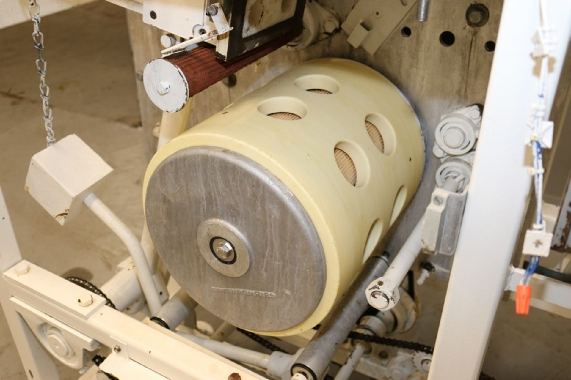Adam Equipment 16-Die Roller, with Aprox. 2-1/2" Dia. Die, with Infeed Chute, with Cuttler Hammer - Image 4 of 9