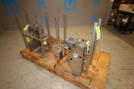 Lot of (2) BW Container System 25" L x 10" W x 37" S/S Drive Sections, (Ceiling Roll Pushers),