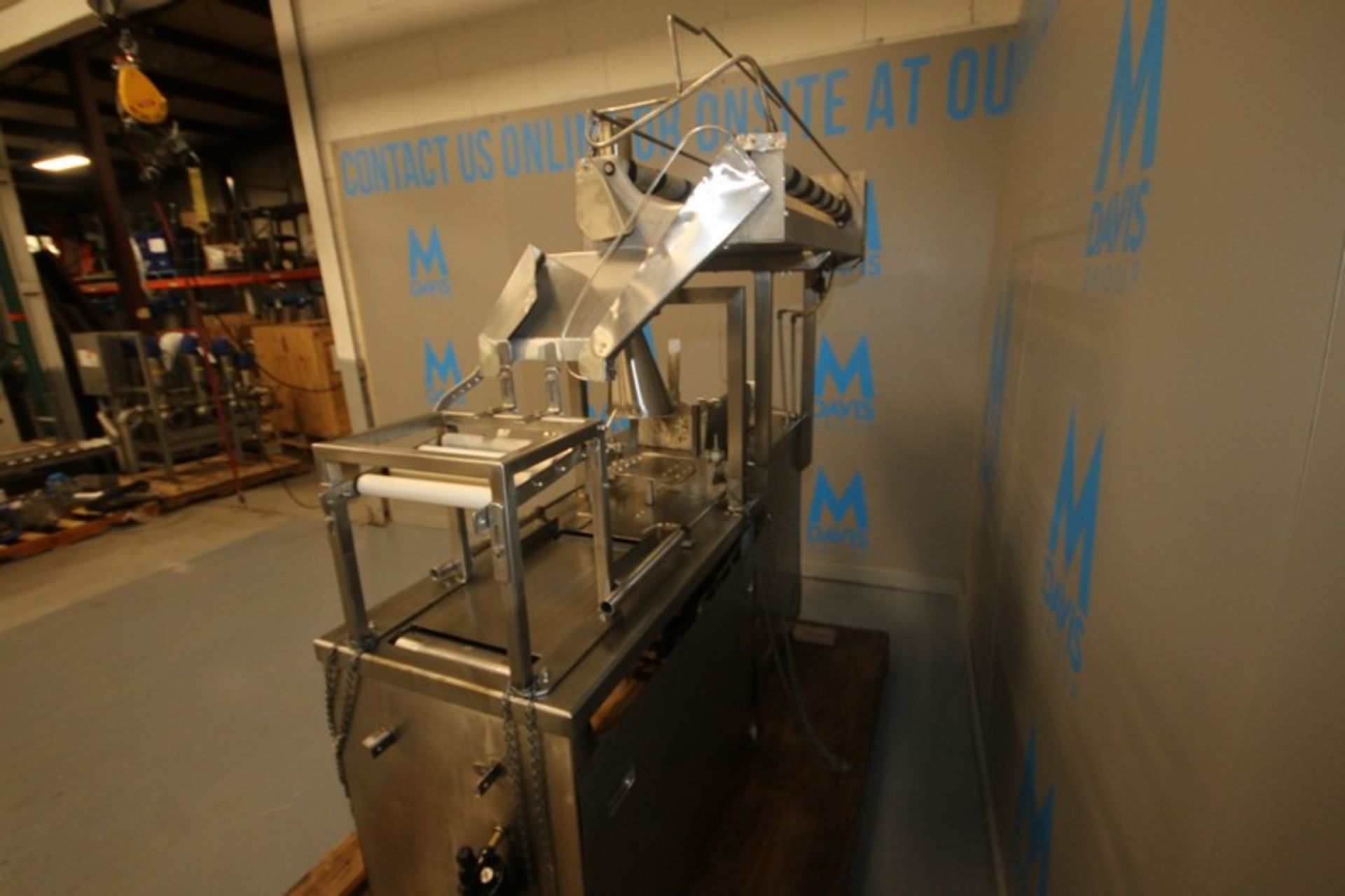 S/S Pail/Bucket Ice Cream Filler,with (2) Pallet of Assorted S/S Parts, Mounted on S/S Portable - Image 5 of 11