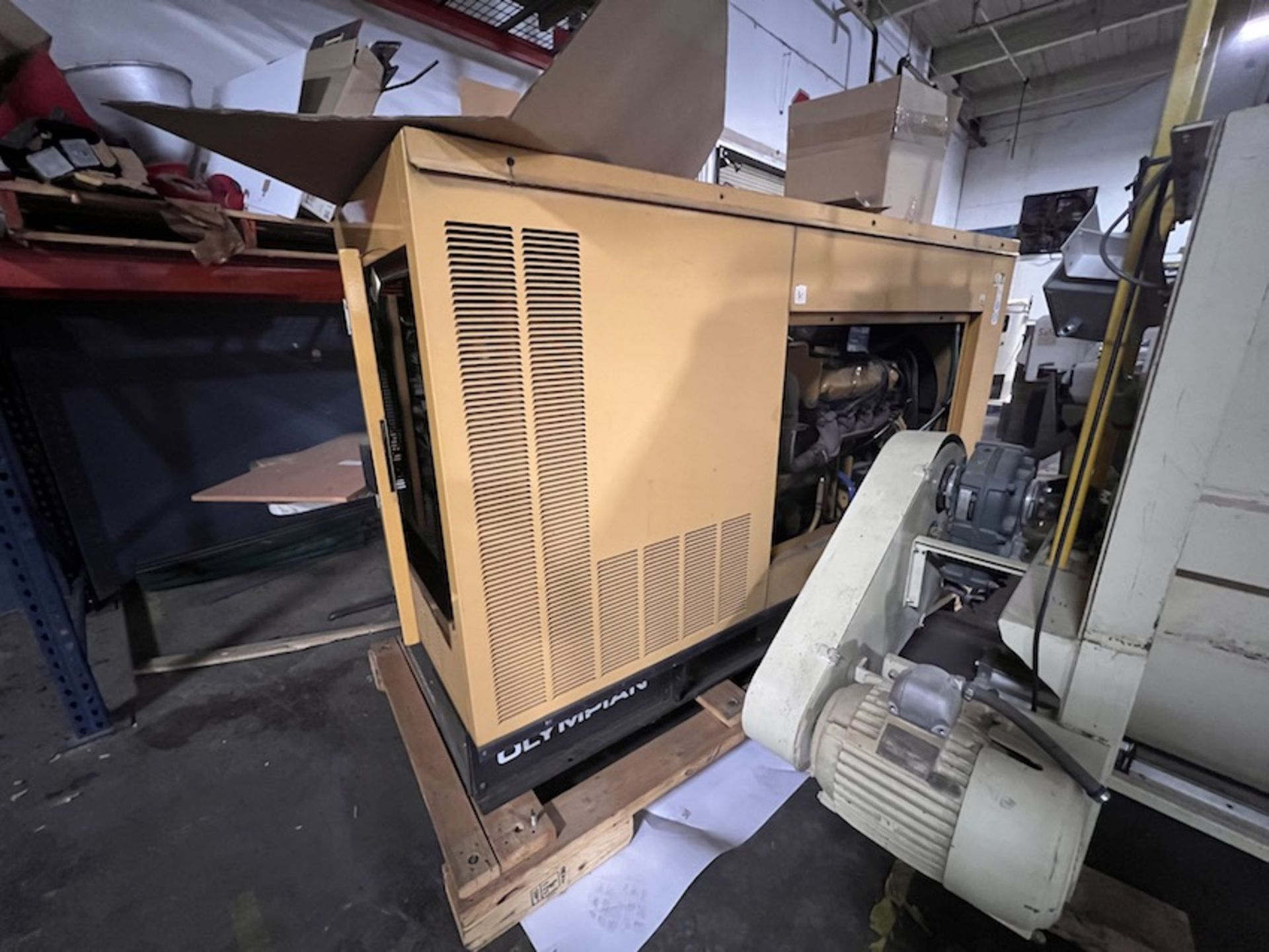 OLYMPIAN POWER GENERATOR, MODEL G100F1, S/N D3379A/001, 125 KW