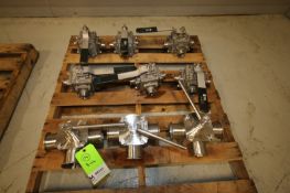 Lot of (9) G&H and PBM, 3" and 1.5" CT S/S Plug Valves (INV#88541)(Located @ the MDG Auction