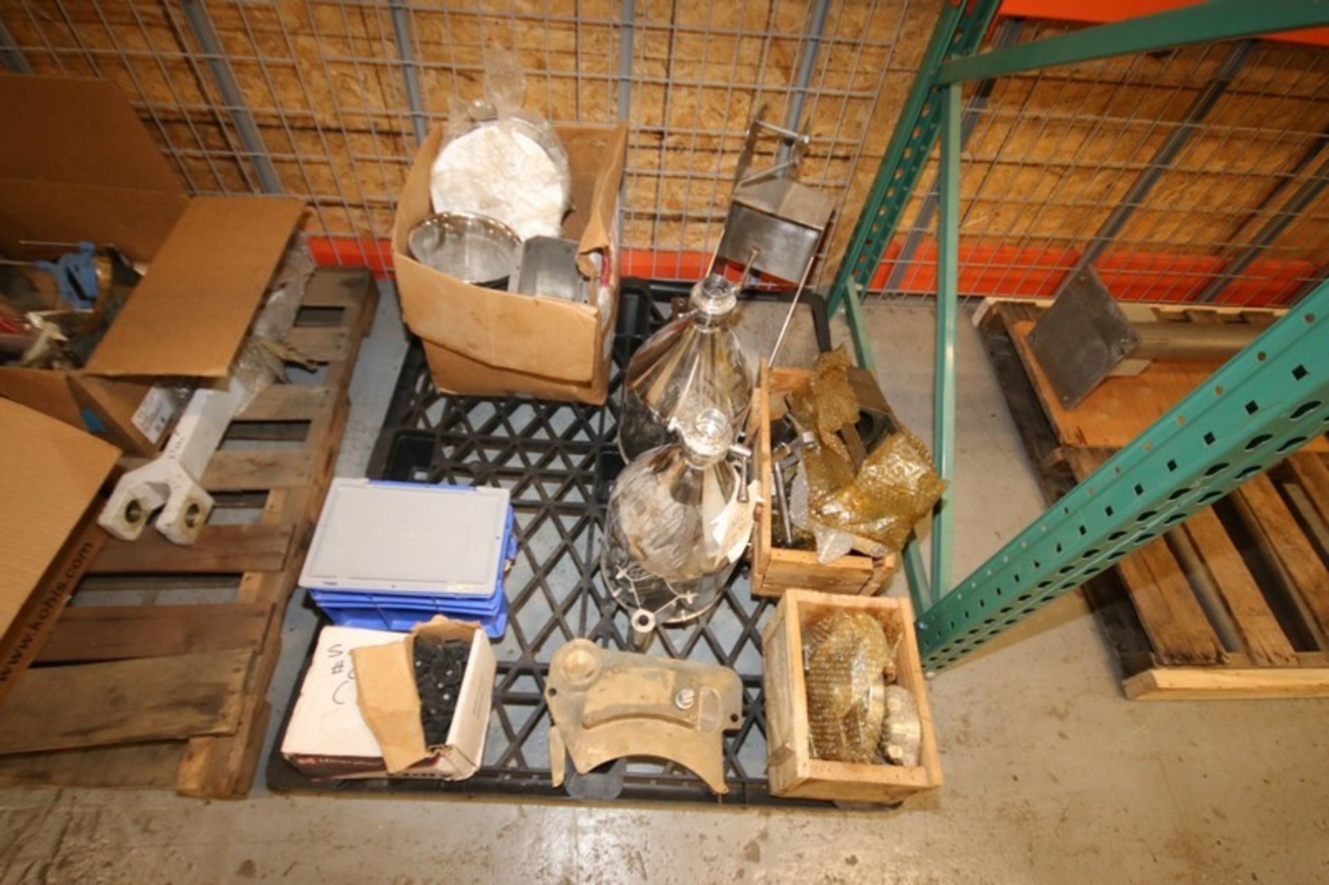 Lot of (2) Pallets of Assorted Tablet Press Parts Including Hoppers, Drives, Dies, Etc. (INV# - Image 2 of 3