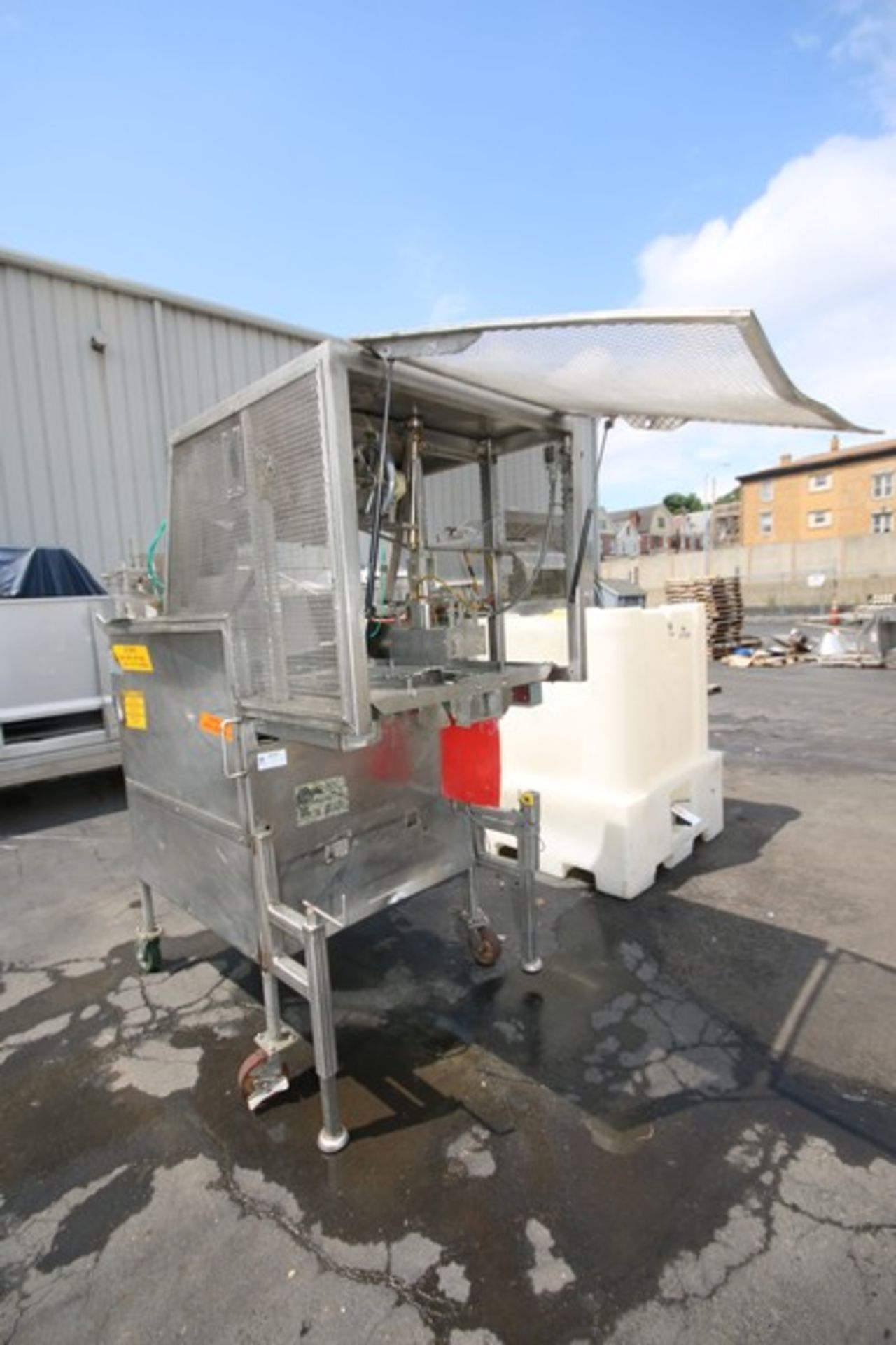 A.E Randles Co. W S/S Tray Former,Model SL3-1000 & 22-34, SN SLC-0357 & VF40060, Mounted on Casters,
