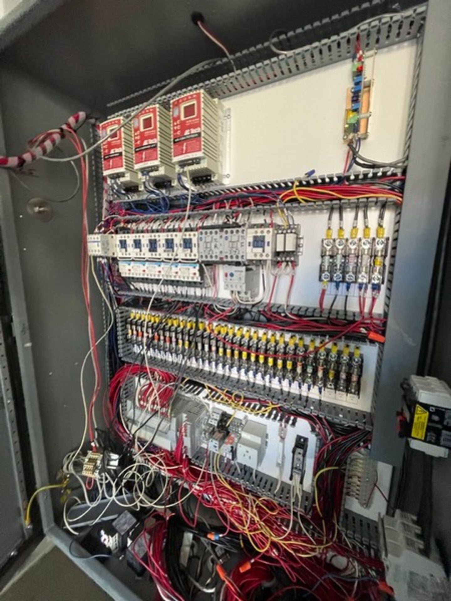 ORION PALLET WRAPPER, MODEL FA 66, S/N 2007-0517329, PALLET TURN TABLE, 208/3 PHASE, CONTROL PANEL - Image 4 of 10