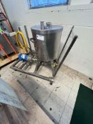 S/S Balance Tank & Goulds Pump Skid, with Aprox. 20 Gal. S/S Single Shell Tank, with 1-1/2 hp