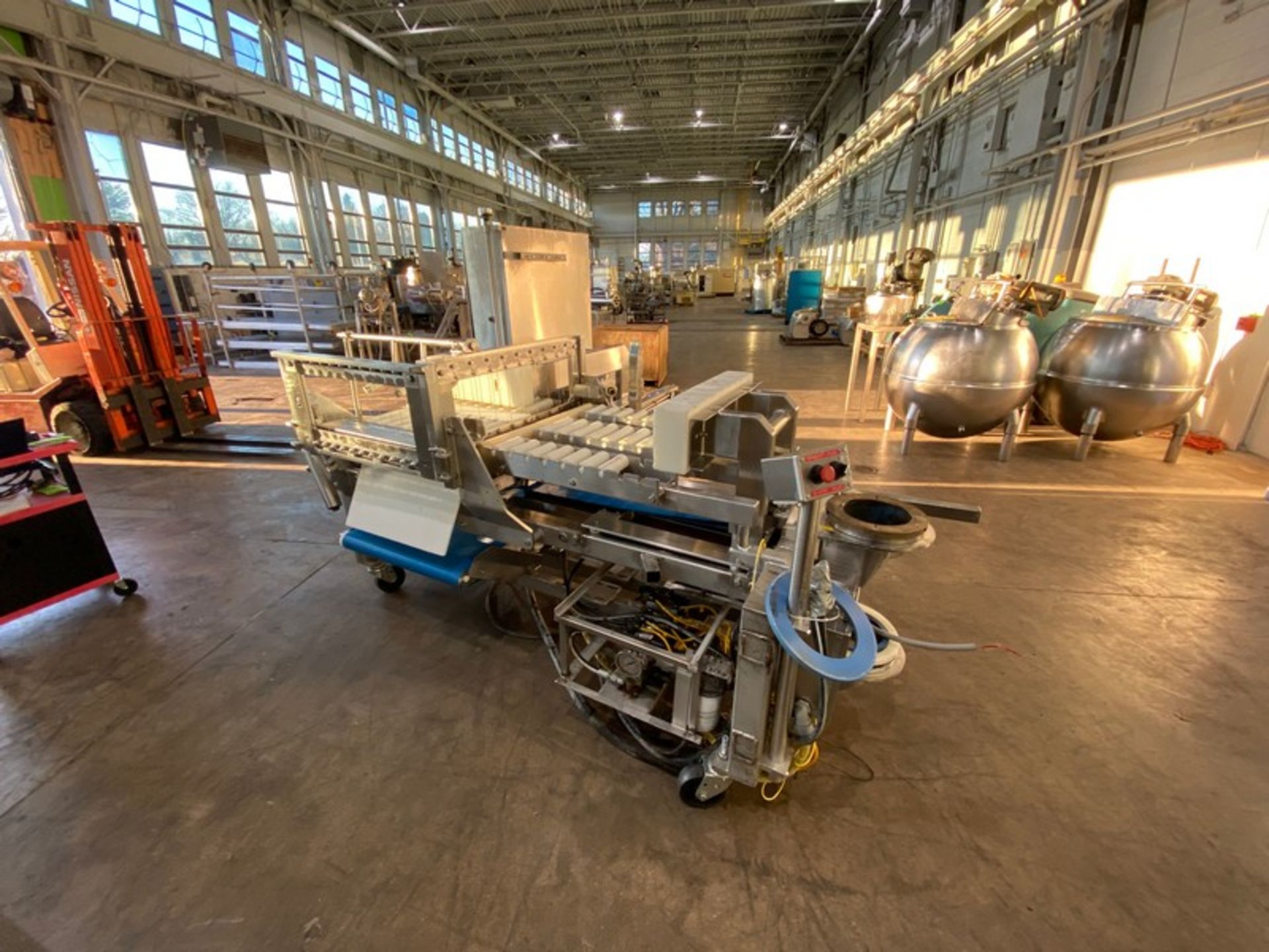 S/S Automatic Cheese Harp Cutter, with Assortment of S/S Harps, with Allen-Bradley PLC, Mounted on - Image 3 of 18