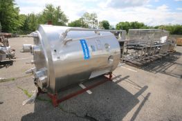 2013-2014 ABC Process Solutions 2,000 LTRS S/S Vertical Butter Tank II, MOC AISI 316, Job No.