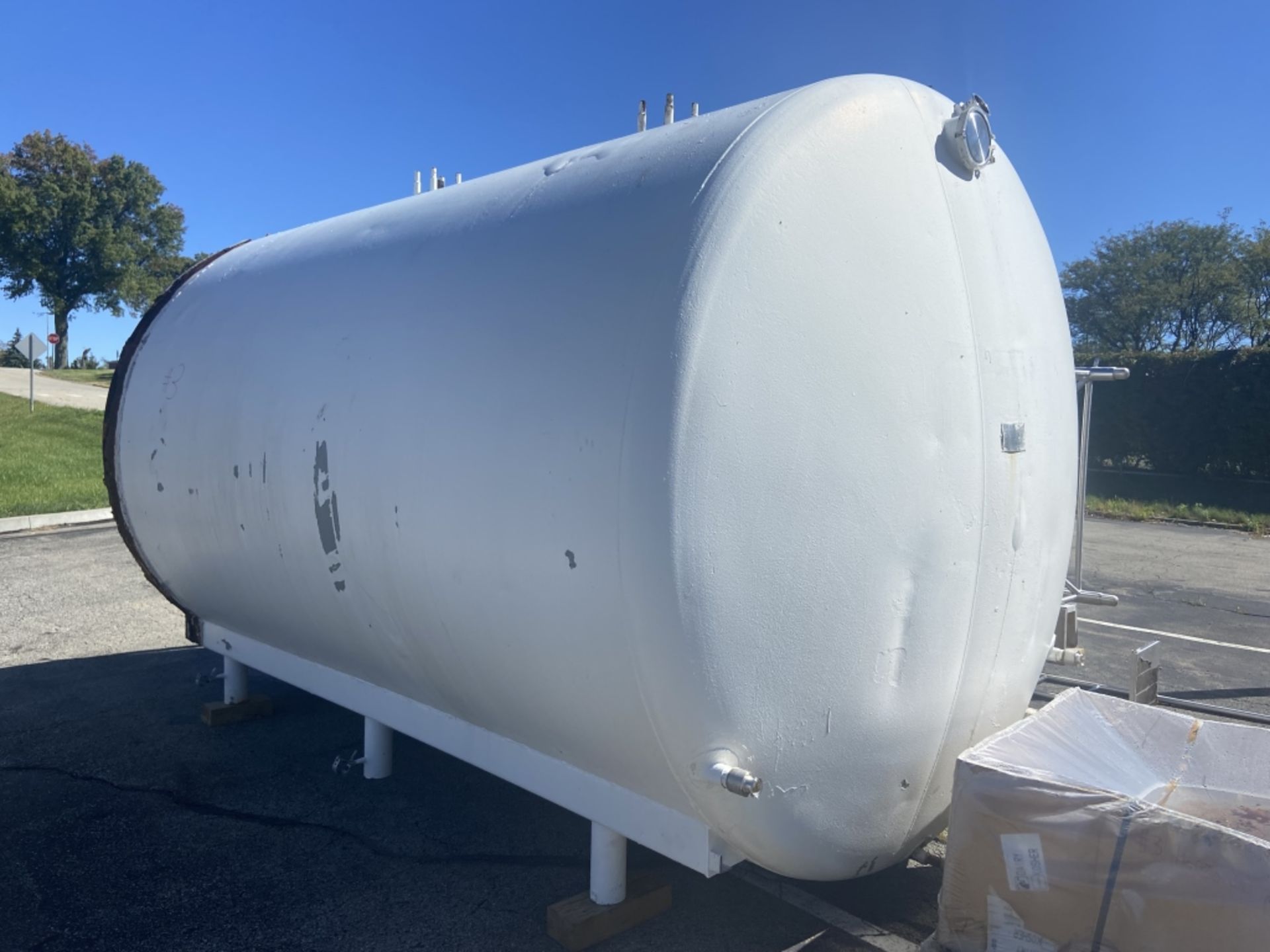 APV CREPACO 6,000 GALLON HORIZONTAL SUCROSE TANK, S/N G-1155, INTERNAL TANK DIMS.: APROX. 188" L X - Bild 3 aus 11