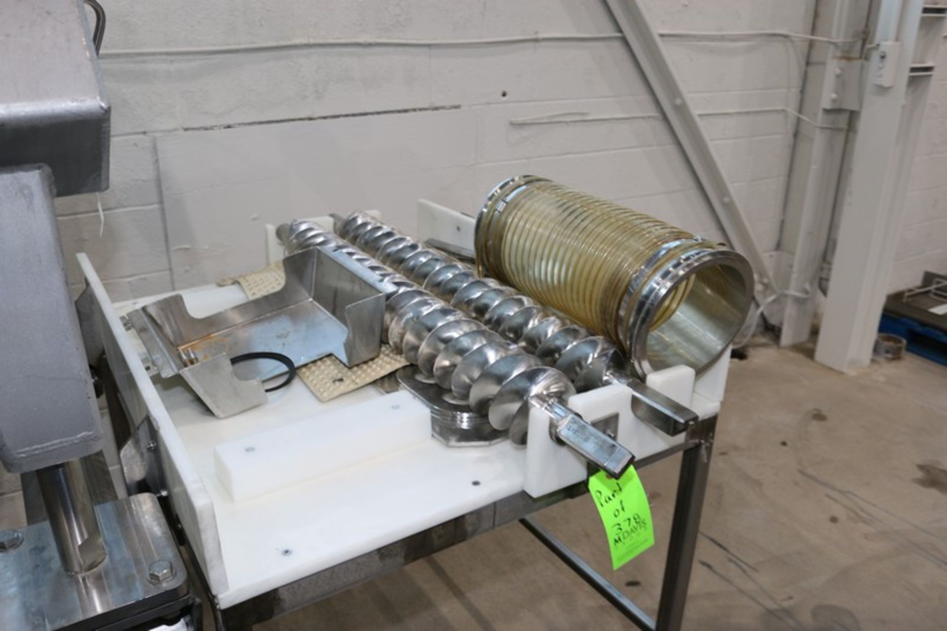 2005 Readco S/S Extruder, Machine 5 Inch C.P., S/N 108530, with Some S/S Spare Parts, Includes (2) - Image 4 of 9
