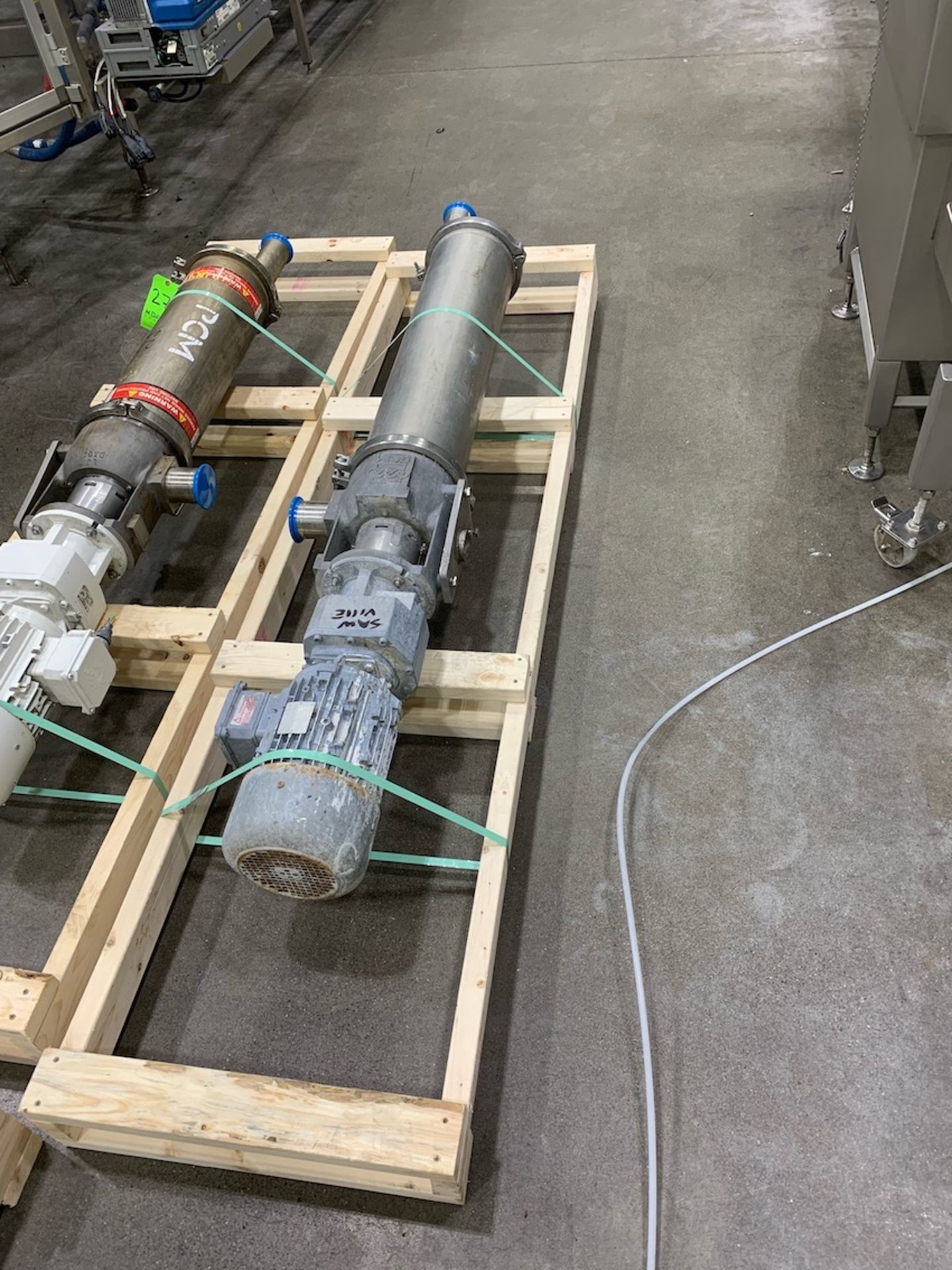 PCM INLINE MIXER, SCRAPE SURFACE HEAT EXCHANGER FOR FRUIT MIXER (INV#84345)(Located @ the MDG