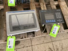 Allen-Bradley PanelView Plus 1250 Touchscreen Display, with Allen-Bradley PanelView 600 Display (