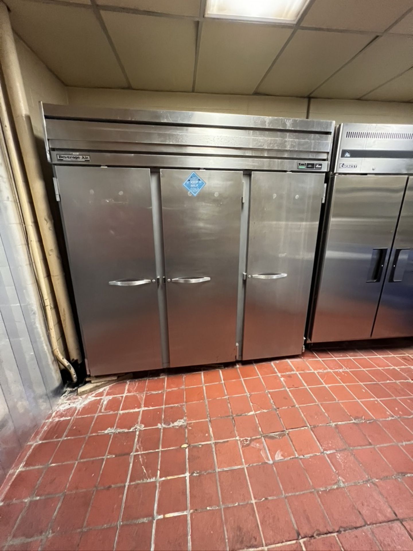 BEVERAGE AIRE 3-DOOR S/S REFRIGERATOR  (INV#87405)(Located @ the MDG Showroom v2.0 in Monroeville,