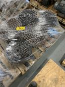 APPROX. 120' OF 8" TABLETOP CONVEYOR CHAIN,TABBED, (APPROX. SHIPPING DIMS: 48"L x 40"W x 17"H, 400