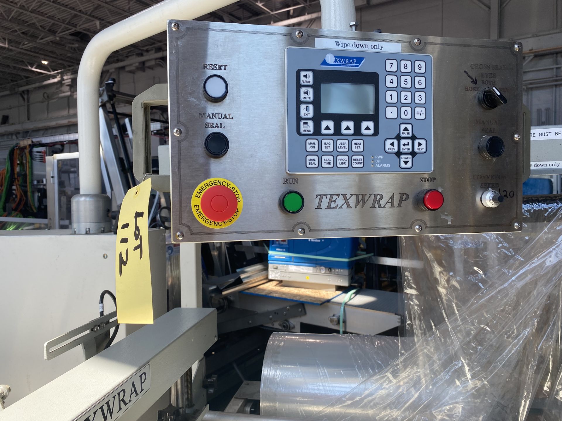 TEXWRAP PACKAGING SYSTEMS OVERWRAPPER SEALER,MODEL ST-2210R, S/N Q2413, 208/240/60/1 PHASE(INV# - Image 5 of 18